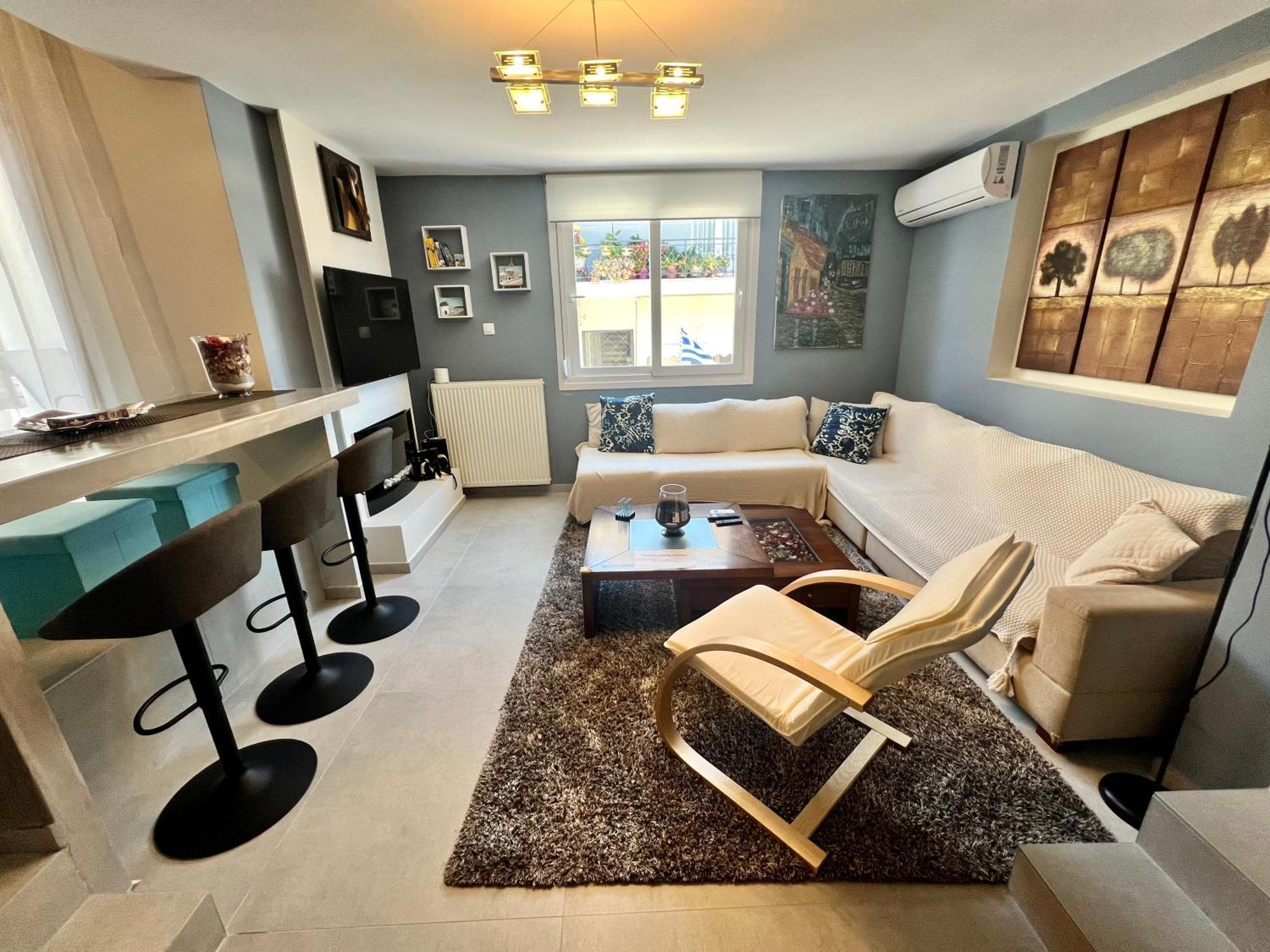 Modern Family Retreat Apartment Volos Ngoại thất bức ảnh