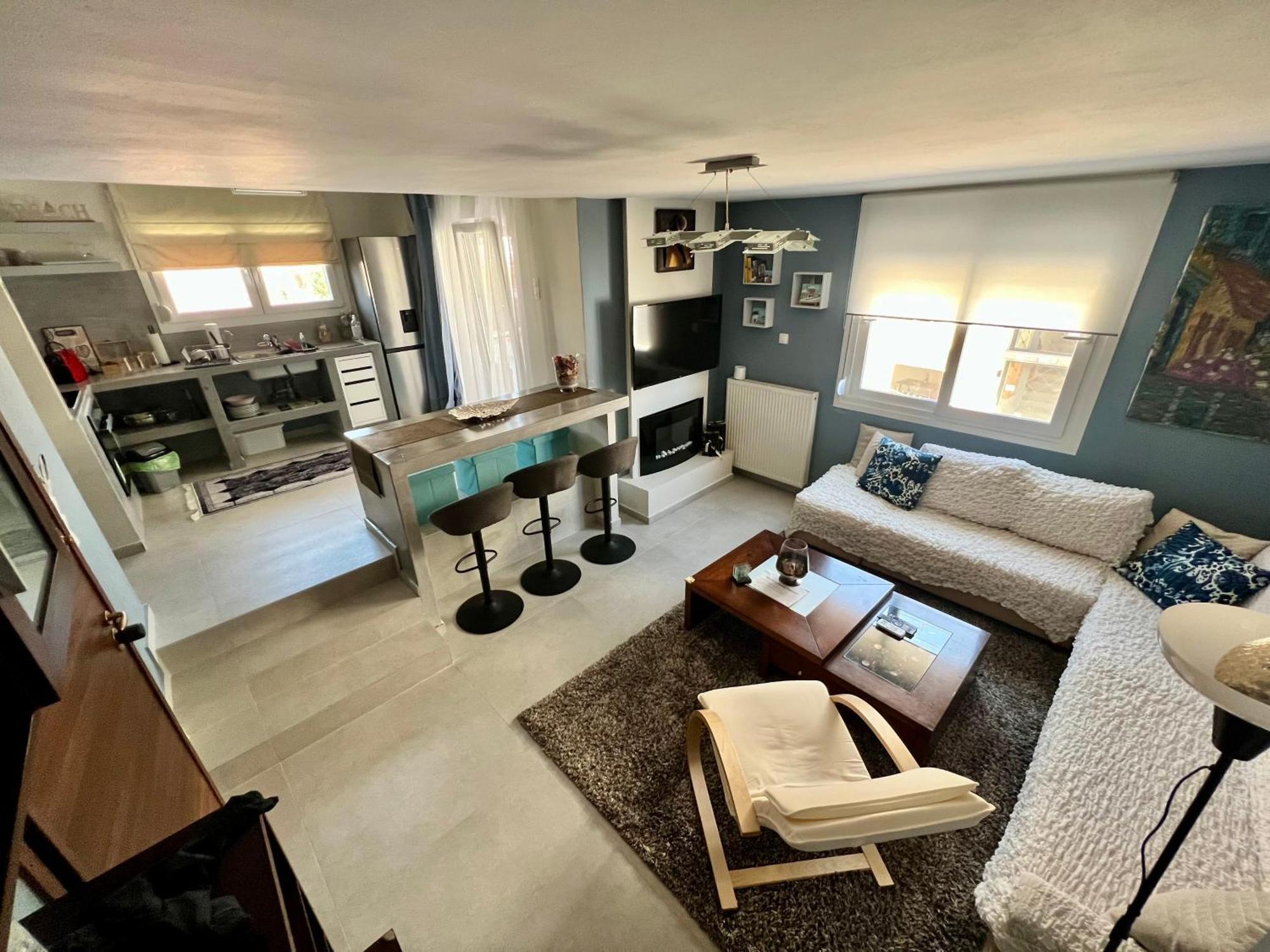 Modern Family Retreat Apartment Volos Ngoại thất bức ảnh